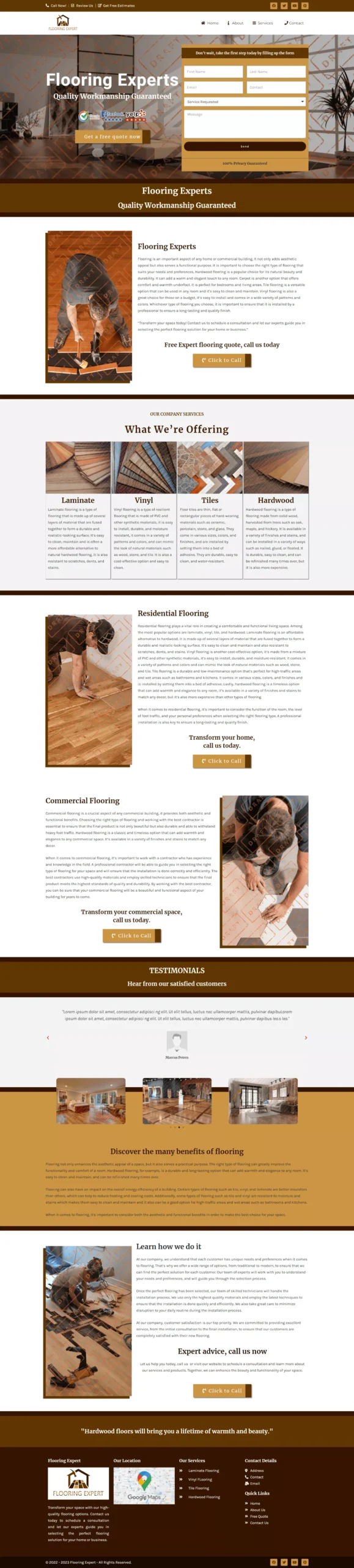 Flooring Expert Mockup View